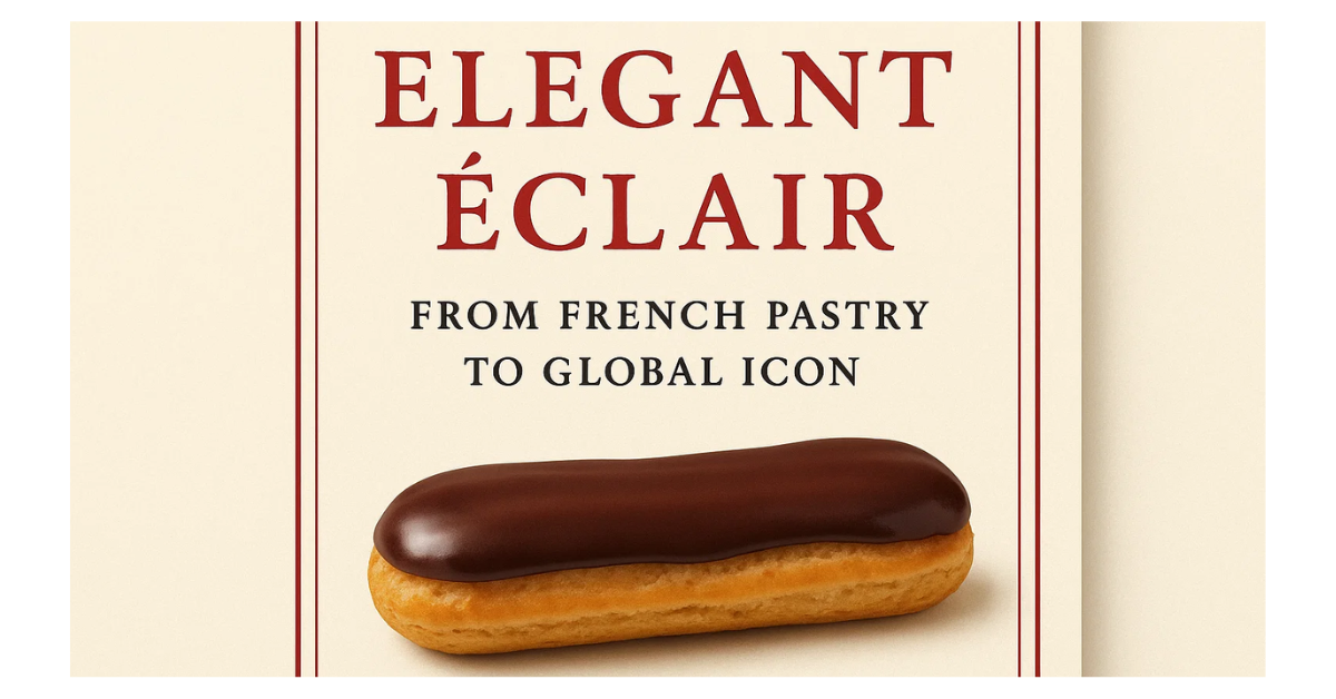 The Elegant Éclair: From French Pastry to Global Icon