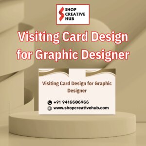 visiting card design for graphic designer