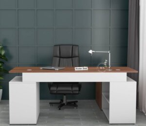 office desk wooden street