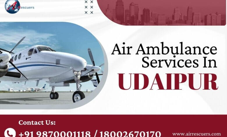 Air Ambulance Services in Udaipur