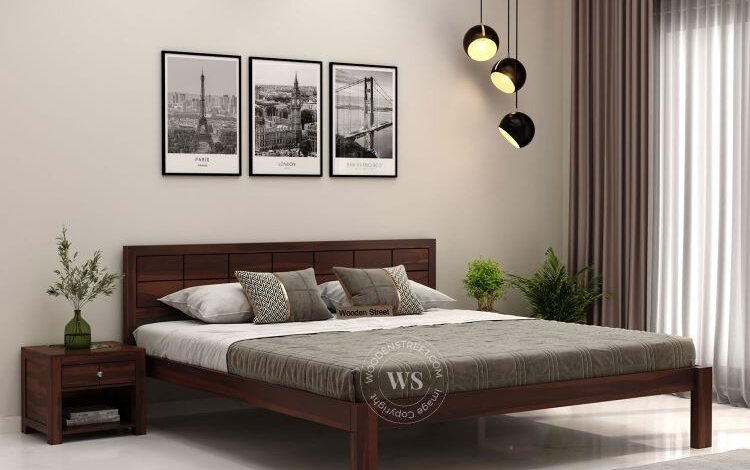 Wooden Double Bed