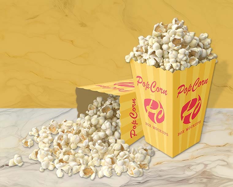 Custom Cardboard Popcorn Boxes
