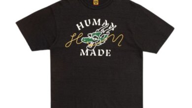 Black Dragon Graphic Tee – Human Made Style