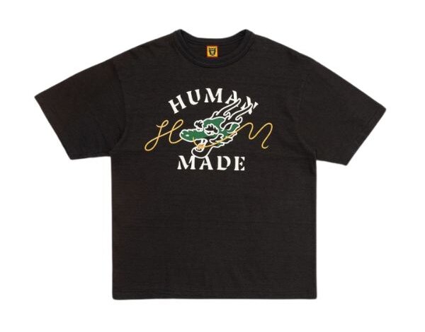 Black Dragon Graphic Tee – Human Made Style