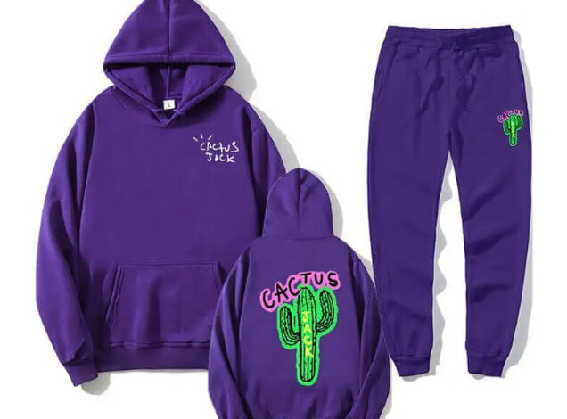 Cactus Jack Purple Tracksuit