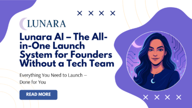 Launara Launch Banner