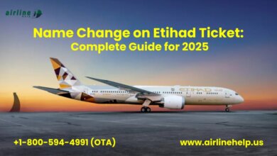 Name Change on Etihad Ticket