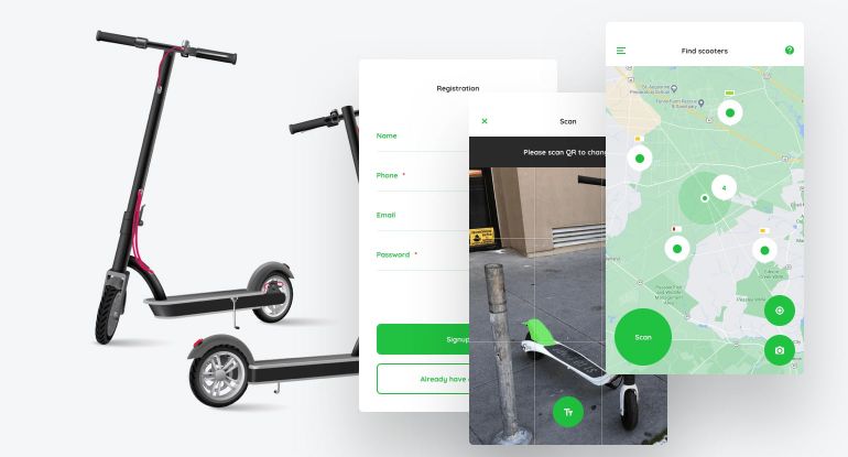 Scooter sharing app Pakistan