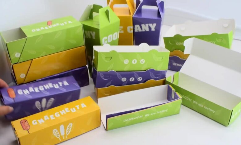 hot dog boxes