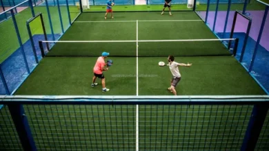 indoor and outdoor courts