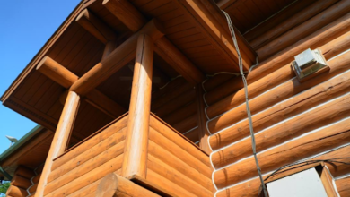 logs log home