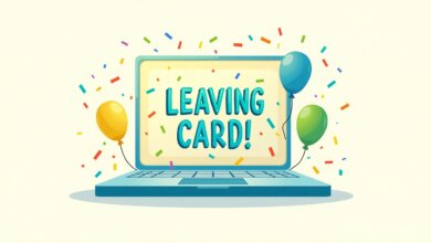 online leaving cards