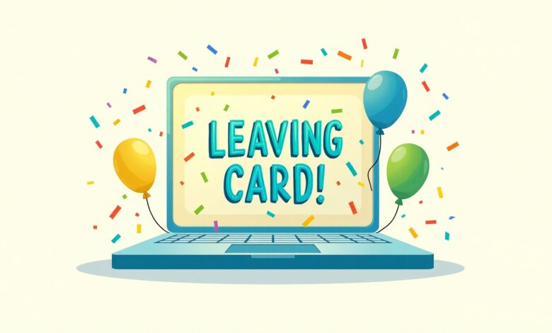 online leaving cards