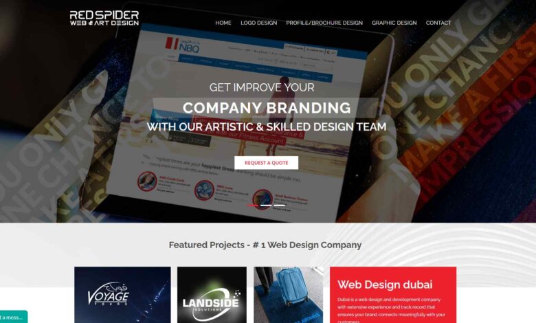 redspider-design banner