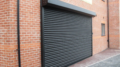 Shopfront Shutter installed on modern retail store