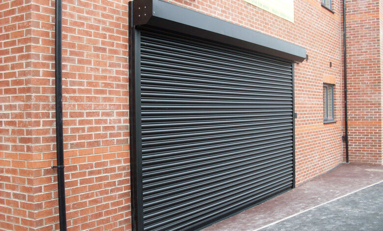 Shopfront Shutter installed on modern retail store