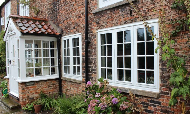 Classic timber windows installed on period home