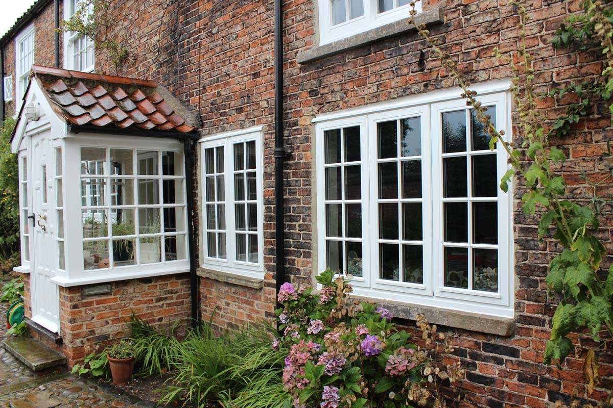 Classic timber windows installed on period home