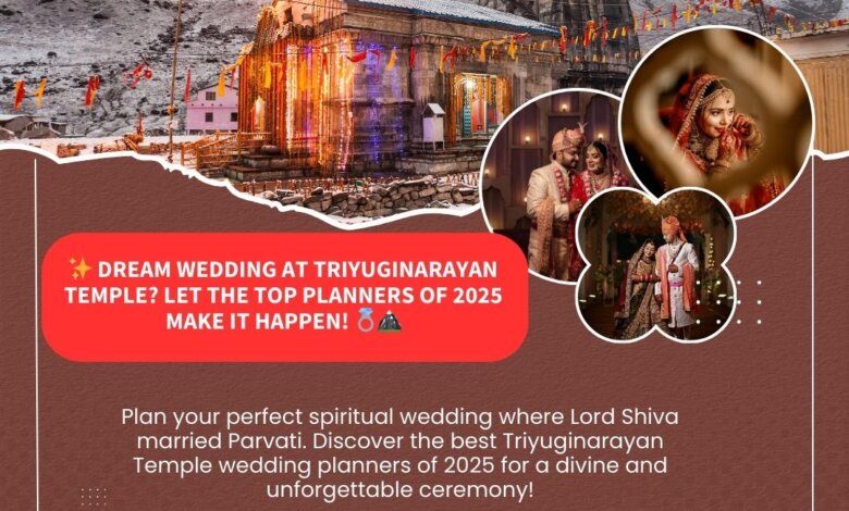 triyuginarayan temple wedding planner​