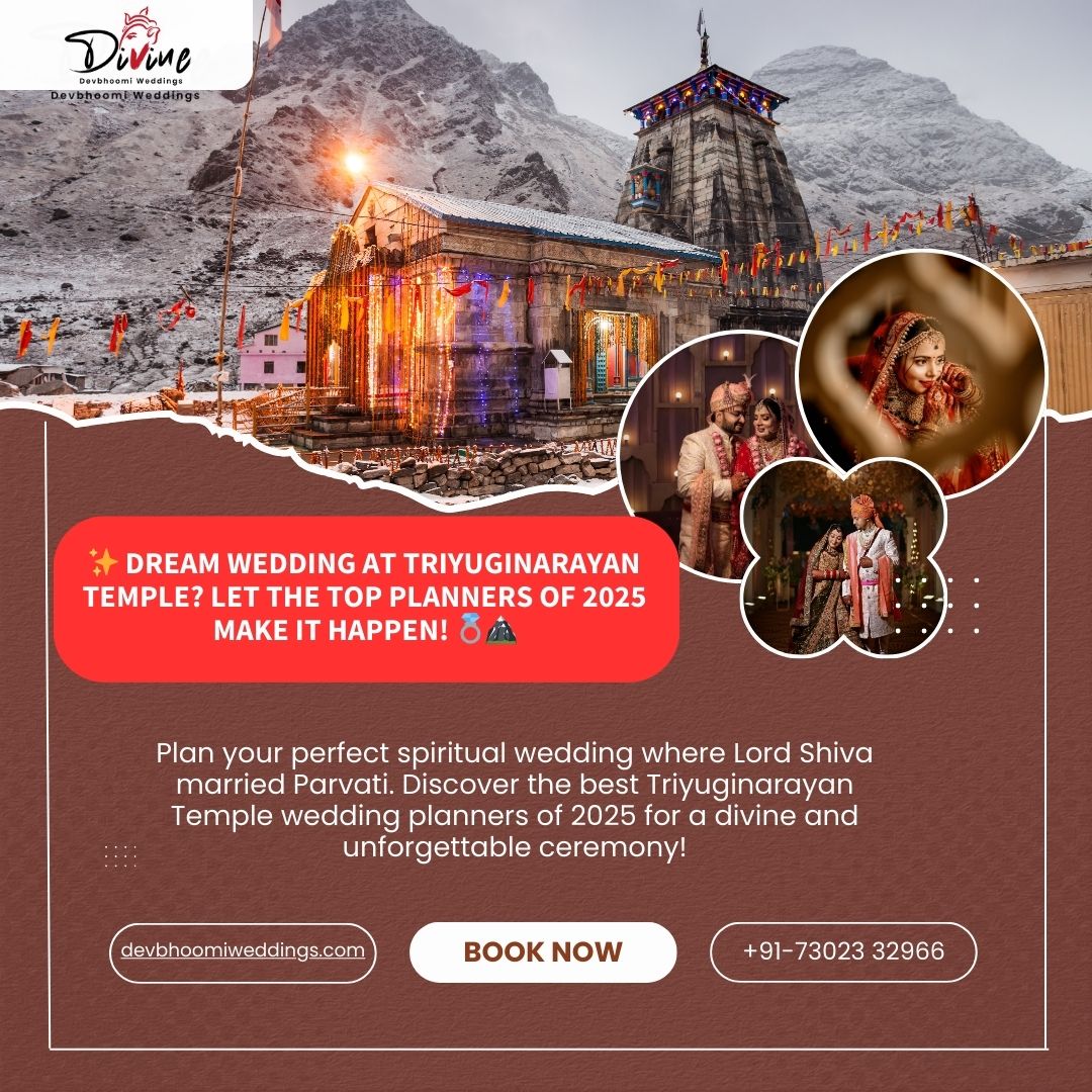 triyuginarayan temple wedding planner​