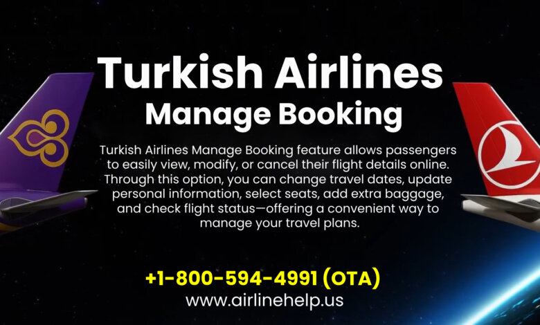 Turkish Airlines Manage Booking
