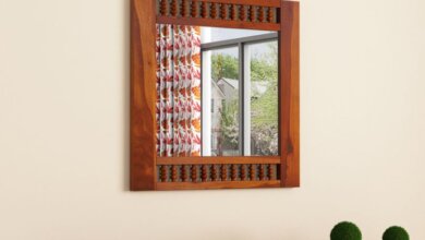 buy wall mirror design from wooden street