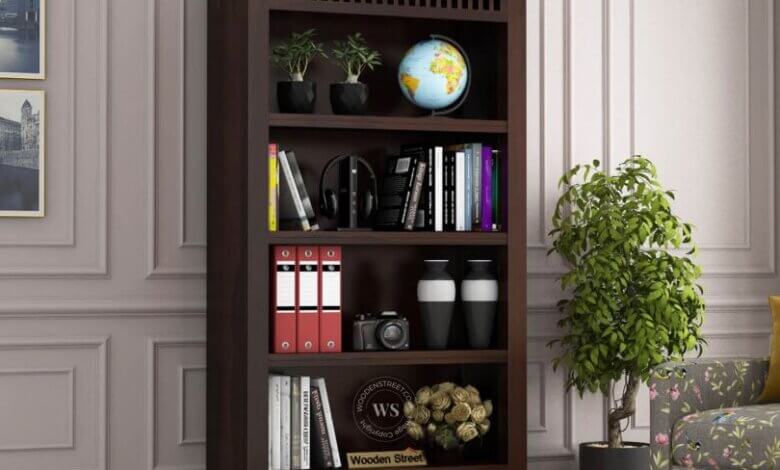 bookshelf design wooden street