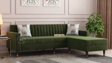 buy l shape sofa design from wooden street