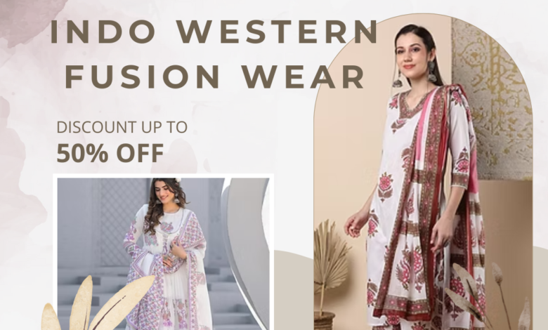 indo western fusion wear