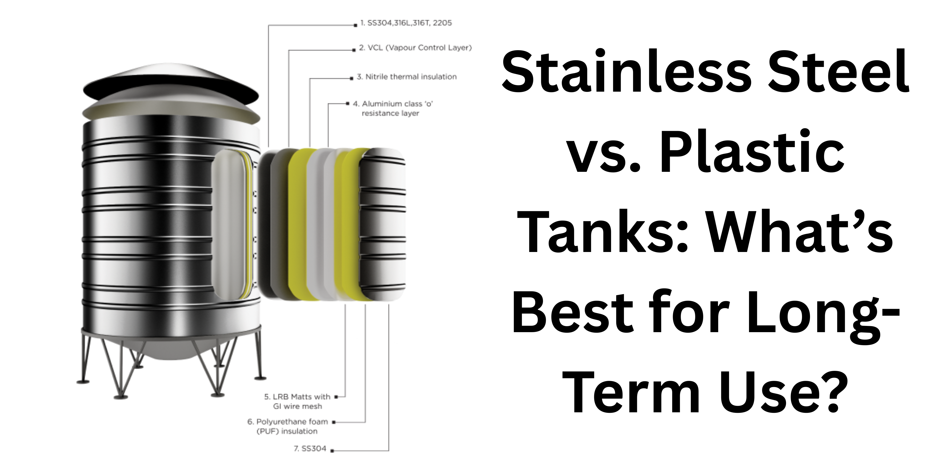 stainless steel water tank