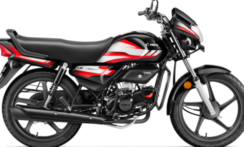 Hero HF Deluxe motorcycle