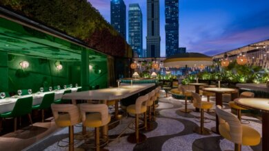 Rooftop bar and restaurant
