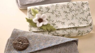 Wallet clutch fabric