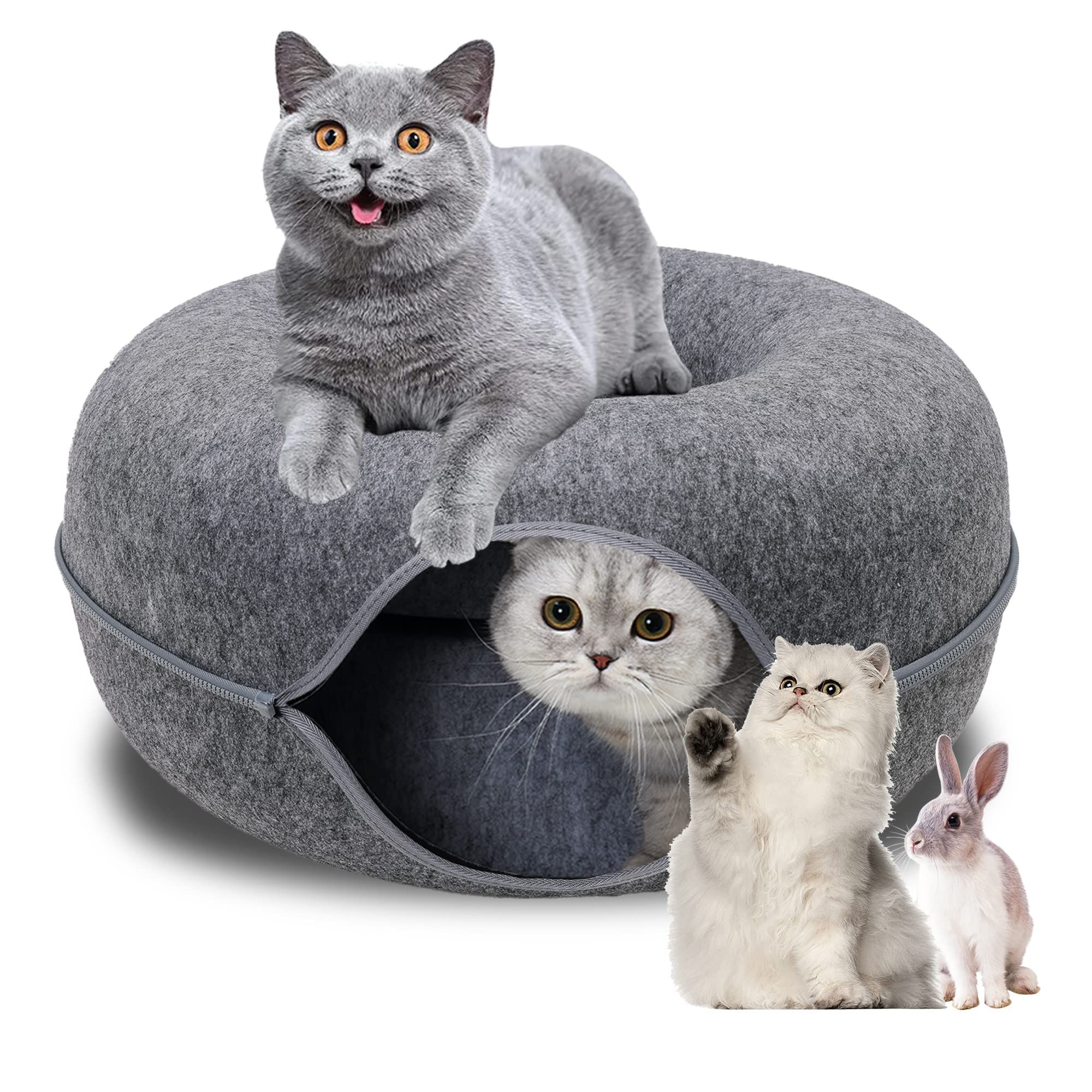 cat tunnel bed