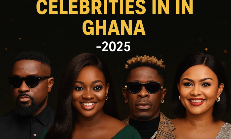 celebrities in ghana