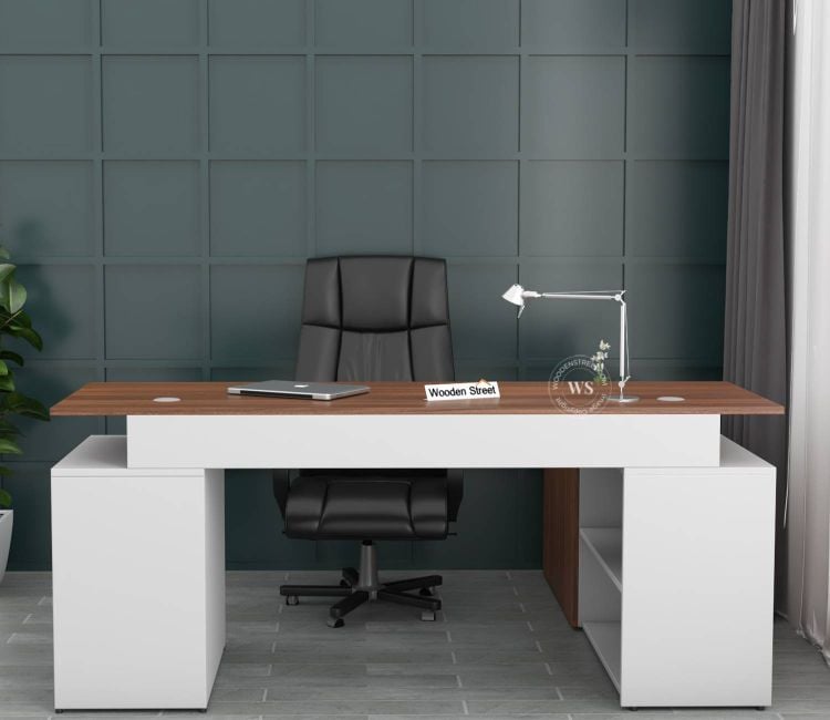 office desk wooden street