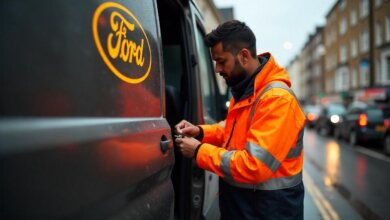 Ford key replacement services in London