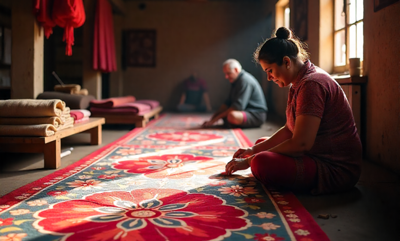woolen carpet manufacturers in Bhadohi