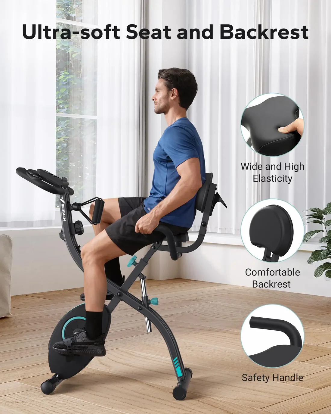 Merach Folding Exercise Bike
