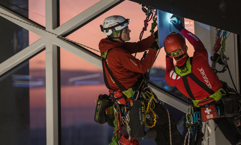 rope access harness