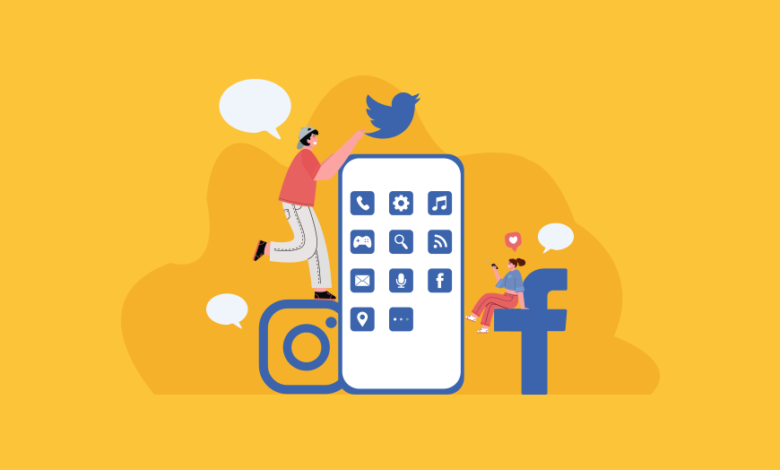 social media app development