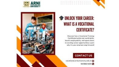 vocational training certificate