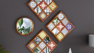 buy wall mirror online from wooden street