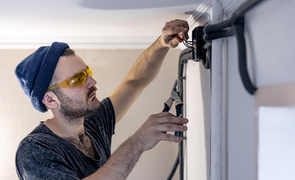 security camera installation