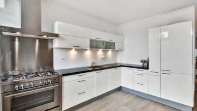 cabinets and countertops