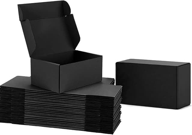 Black Mailer Boxes