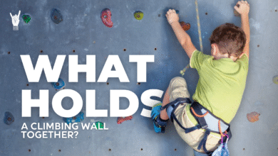 What Holds a Climbing Wall Together?