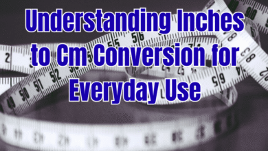 Inches to cm