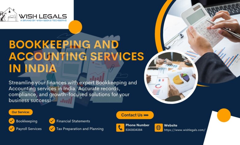 Bookkeeping and Accounting services in India