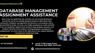 Database Management Assignment Assistanc